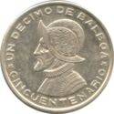 1/10 de Balboa ("Decimo" - 50th Anniversary of the Republic)