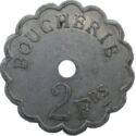 2 Francs (Thaon-les-Vosges (Vosges) – Société coopérative Boucherie. No date)