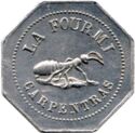 50 Centimes (Carpentras (Vaucluse) – La Fourmi. No date)