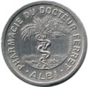 5 Centimes (Albi (Tarn) – Pharmacie du Docteur Ferret. No date)