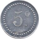 5 Centimes (Le Havre (Seine-Inférieure) – Tréfileries et Laminoirs. No date)