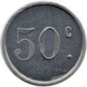 50 Centimes (Le Havre (Seine-Inférieure) – Tréfileries et Laminoirs. No date)