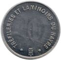 50 Centimes (Le Havre (Seine-Inférieure) – Tréfileries et Laminoirs. No date)