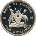 1,000 Shillings (Gorillas of Africa - Upper body)