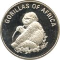 1,000 Shillings (Gorillas of Africa - eating Gorilla)
