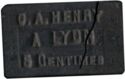 5 Centimes (Lyon (Rhône) – C.A. Henry. No date)