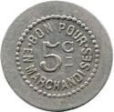 5 Centimes (Chalon-sur-Saône (Saône-et-Loire) – Boucherie et Primeurs / Poulet. No date)