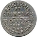 5 Centimes (Chalon-sur-Saône (Saône-et-Loire) – Boucherie et Primeurs / Poulet. No date)