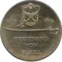 5 Mark (200th Birth anniversary of Prussian Major Ferdinand von Schill)