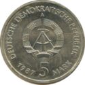 5 Mark (750th anniversary of Berlin - Nicholas' Quarter)
