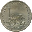 5 Mark (150th anniversary of the first German locomotive Saxonia)