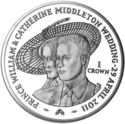 1 Crown (Royal Wedding William and Catherine)