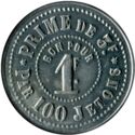 1 Franc (Lyon (Rhône) – Grande épicerie Saint-Georges / A. Patrigot. No date)