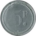 5 Francs (Lyon (Rhône) – Brasserie du Nord. No date)