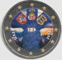 2 Euro (Centenary of the Foundation of the Independent Baltic States. Coloured 7)
