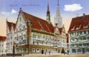 Ulm a. D. Rathaus mit Marktbrunnen