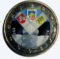 2 Euro (Centenary of the Foundation of the Independent Baltic States. Coloured 11)