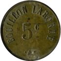 5 Centimes (Paris (Seine) – Bouillon Laborde. No date)