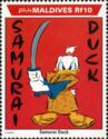 Samurai Duck - Donald as Samurai, Japan