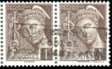 overprint on Type Mercure - Paire surchargée