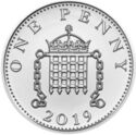 1 Penny (Portcullis, Silver - Litte One-date)