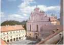 Vilnius University courtyard and St. Johan's Church