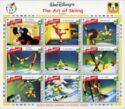 Mickey Mouse cartoon in postage stamps
