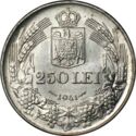 250 Lei (edge NIHIL SINE DEO)