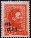 General Jose Artigas (1764-1850) overprinted