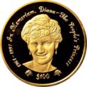 100 Dollars (Bust princess Diana)