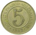 5 (francs) - Société franco-australienne / Digeon & Co-Gomen