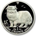 1 Crown (Persian Cat - Silver edition)
