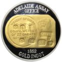1 Dollar (Australian Colonial Coinage - 1852 Adelaide Assay Office Ingot)