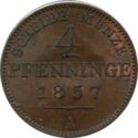 4 Pfennig (1/90 Thaler - A or D)