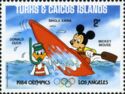 Donald Duck diver, Mickey Mouse in single kayak (with rings)