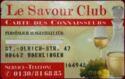 Le Savour Club CARTE DES CONNAISSEURS