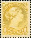 Queen Victoria (1819-1901) - Lemon Yellow Perf 12