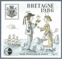 Brittany Bretagne 1986 Rennes Philatelic Show
