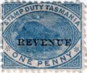 Duck-billed Platypus Overprinted REVENUE