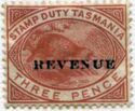 Duck-billed Platypus Overprinted REVENUE