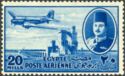 Aircraft DC-3 Dakota over Nile Dam & King Farouk