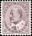 King Edward VII - dull lilac