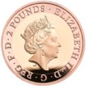 2 Pounds (Sir Walter Scott - Gold)
