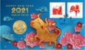 1 Dollar (Year of the Ox 牛. Coin & Stamp)