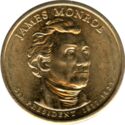 1 Dollar (5 th president James Monroe 1817-1825)