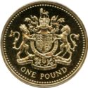1 Pound (Royal Arms of the United Kingdom)
