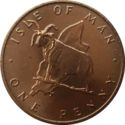 1 Penny (Manx Loaghtyn)