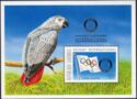 Rotary International, stamp, Grey Parrot (Psittacus erithacu