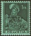 Colonel Ludwig Pfyffer (SDN overprint)