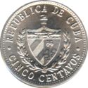 5 Centavos ("V" - 1st motto)